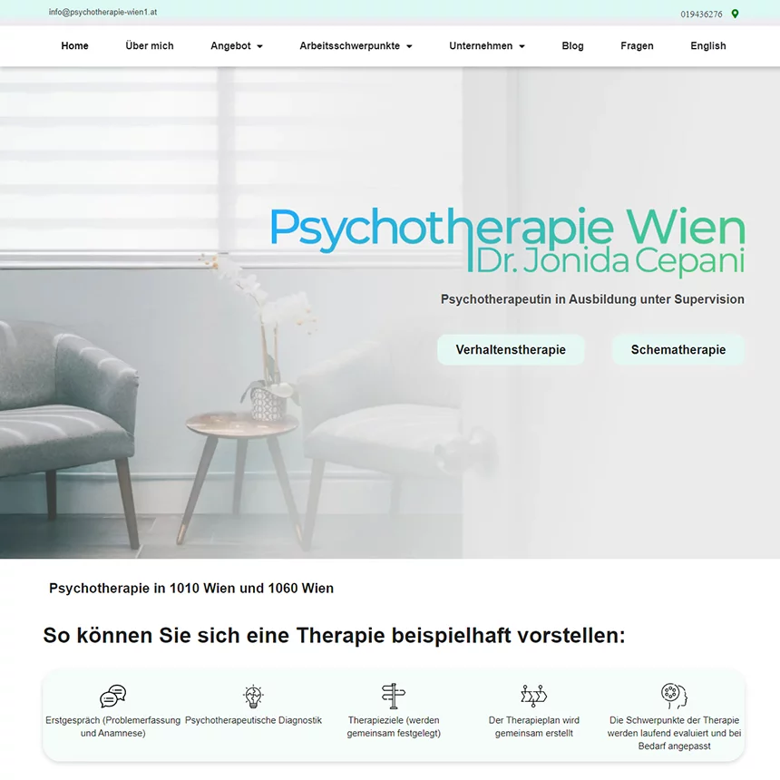 Psychotherapie Wien - Jonida Cepani